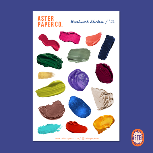 Brushwork Sticker Sheet