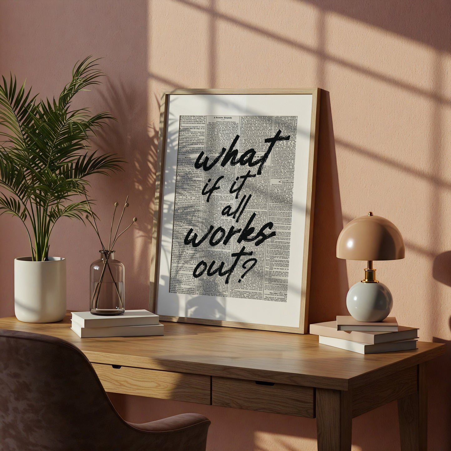 What if it all works out? Art Print image 0