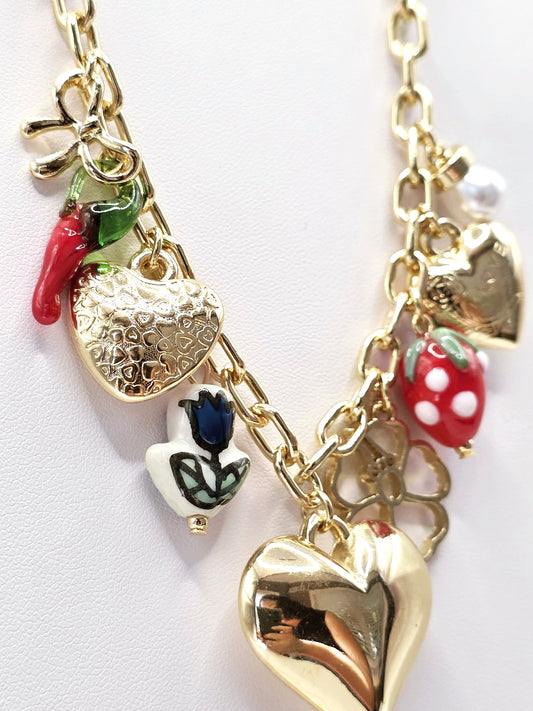 Sweetheart’s Garden Charm Necklace image 0