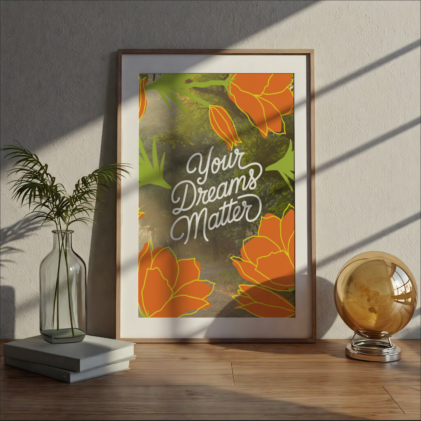 Your Dreams Matter – Inspirational Art Print 8.5x11 image 0